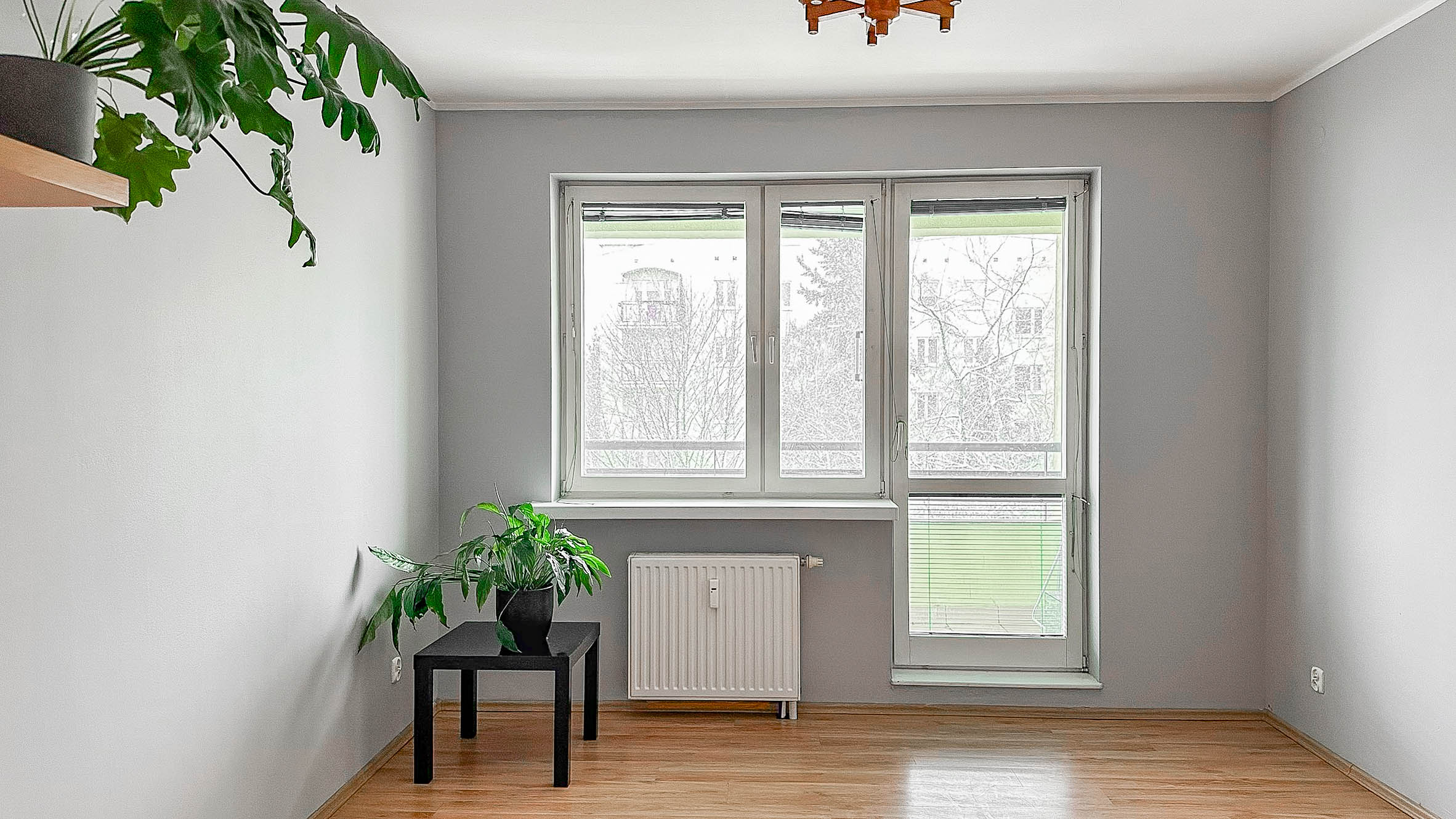 Do wynajęcia mieszkanie z dwoma niezależnymi pokojami, nieumeblowane, z piwnicą