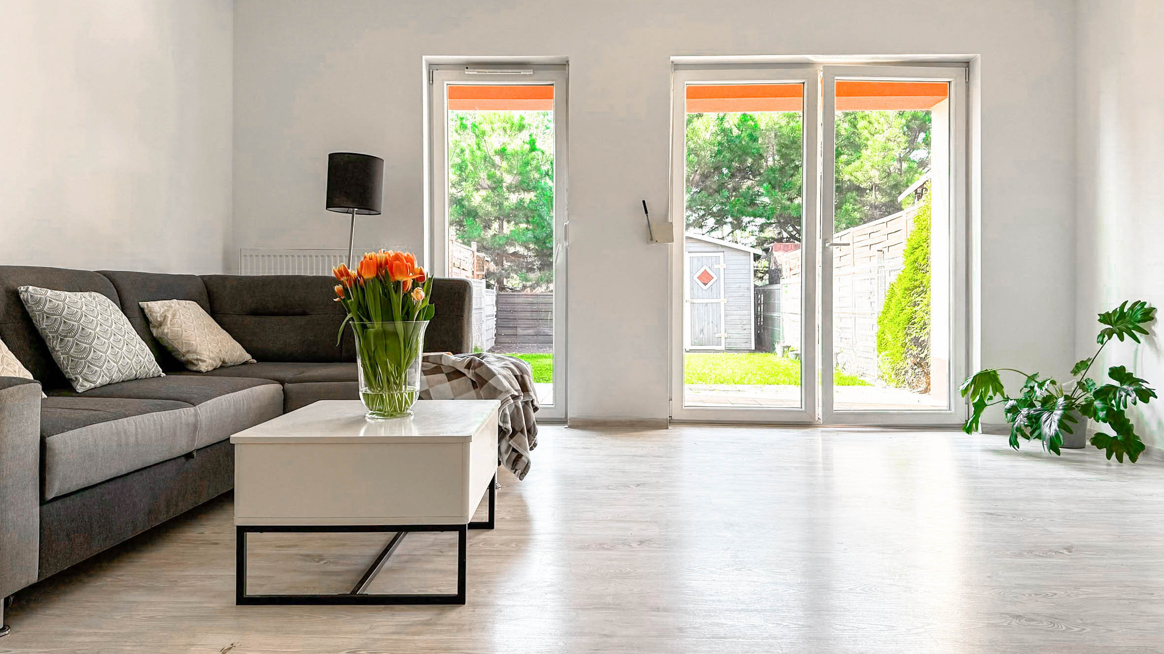 WYNAJĘTE! Do wynajęcia szeregowiec 3 pokoje z ogrodem + 2 miejsca postojowe